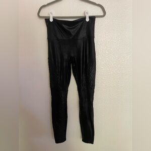 SPANX Moto Black Leggings